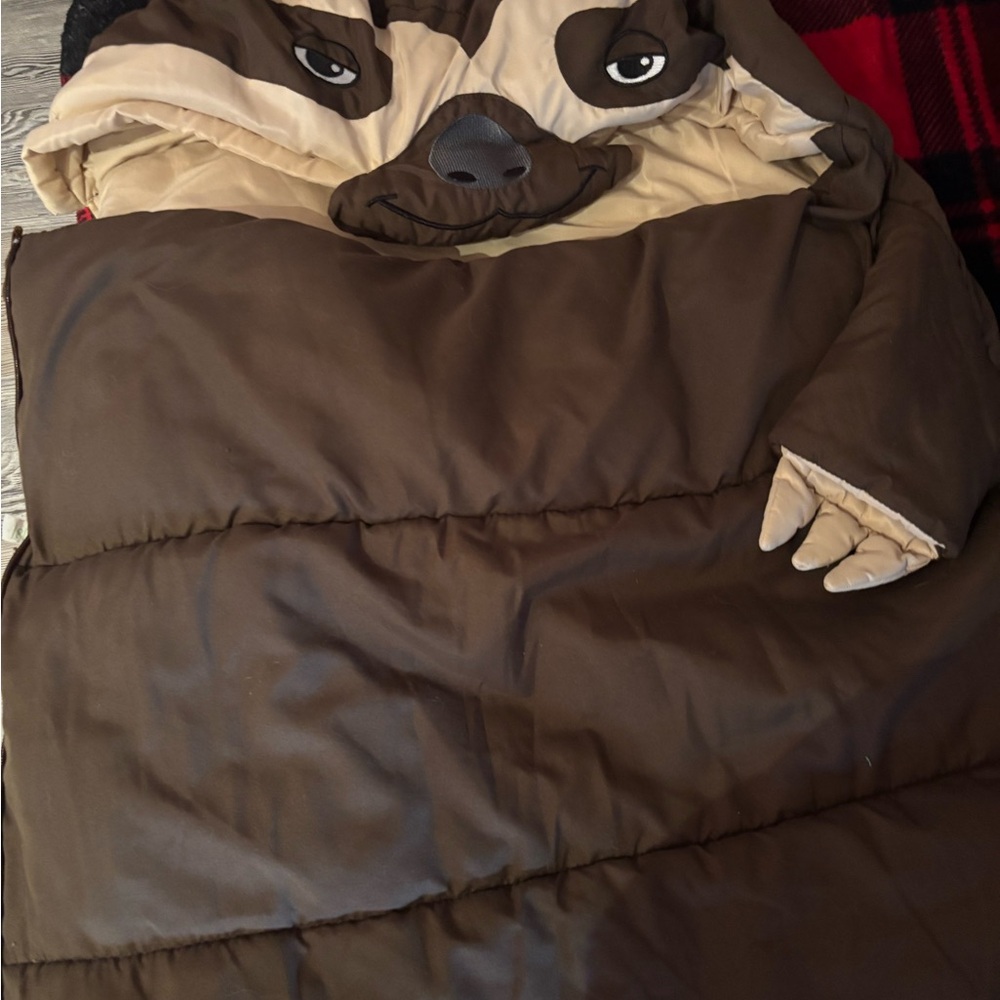 Ozark Sloth Sleeping Bag for Younger Kids